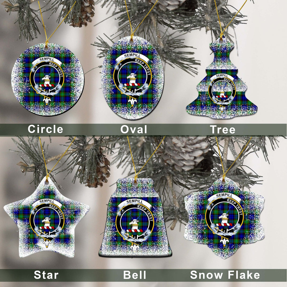 Sempill Tartan Classic Ceramic Ornament