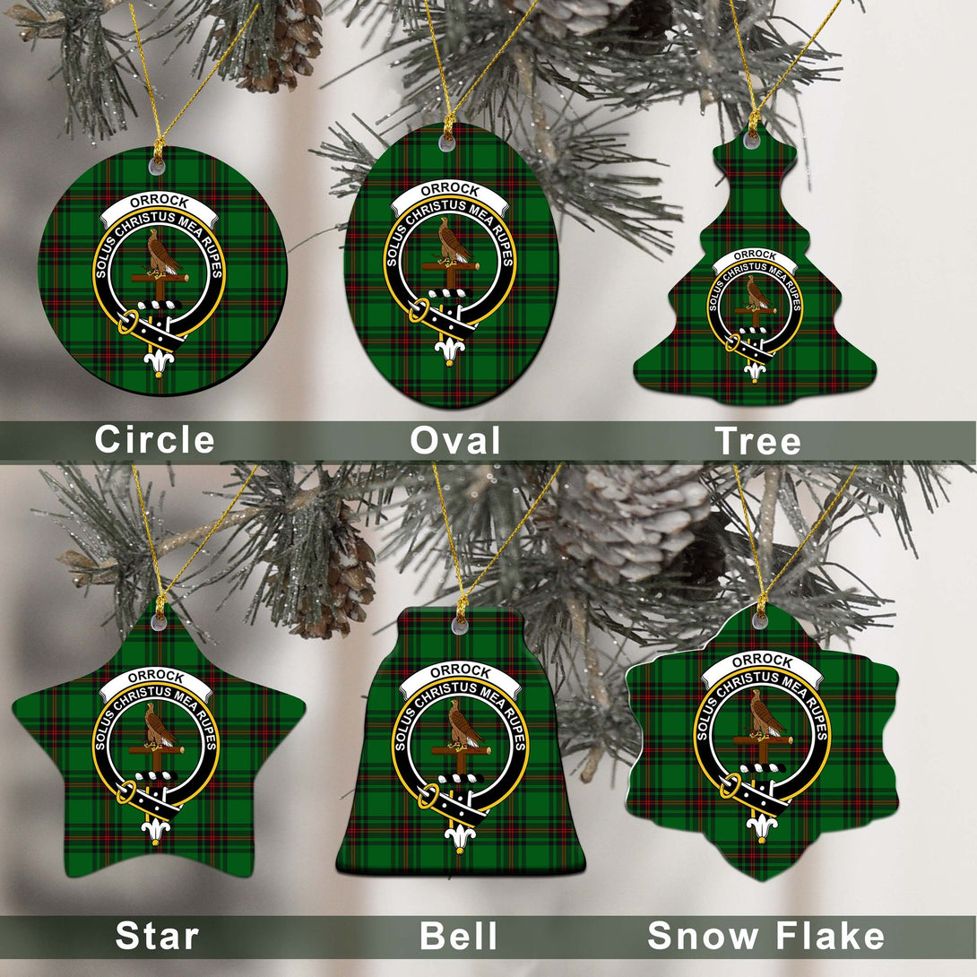 Orrock Tartan Classic Ceramic Ornament Ver2