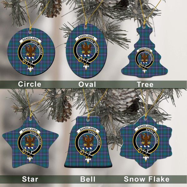 Sandilands Tartan Classic Ceramic Ornament Ver2