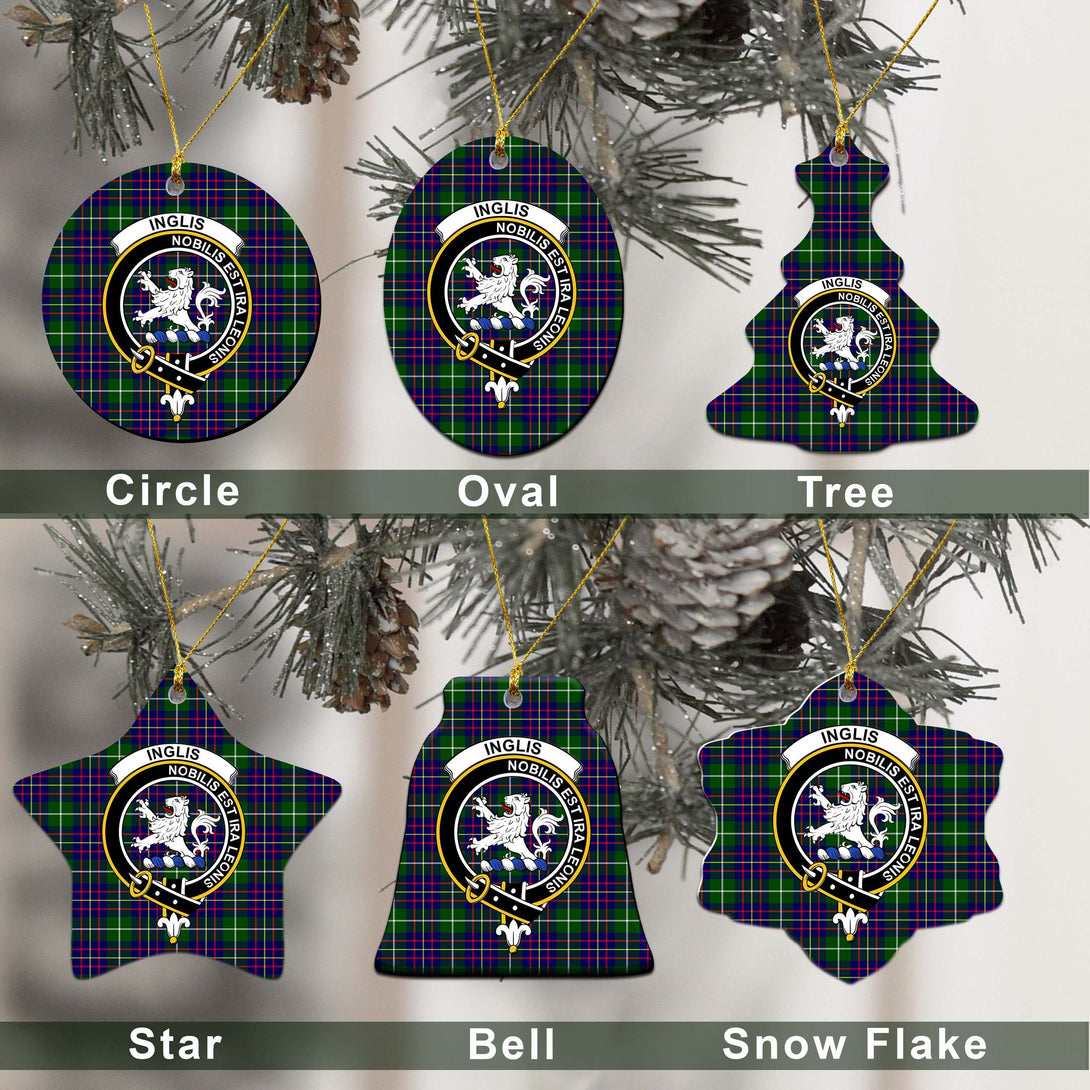 Inglis Tartan Classic Ceramic Ornament Ver2