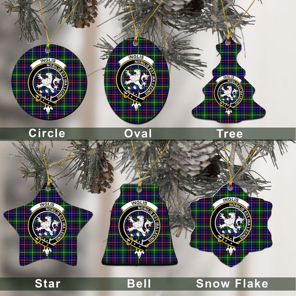 Inglis Tartan Classic Ceramic Ornament Ver2