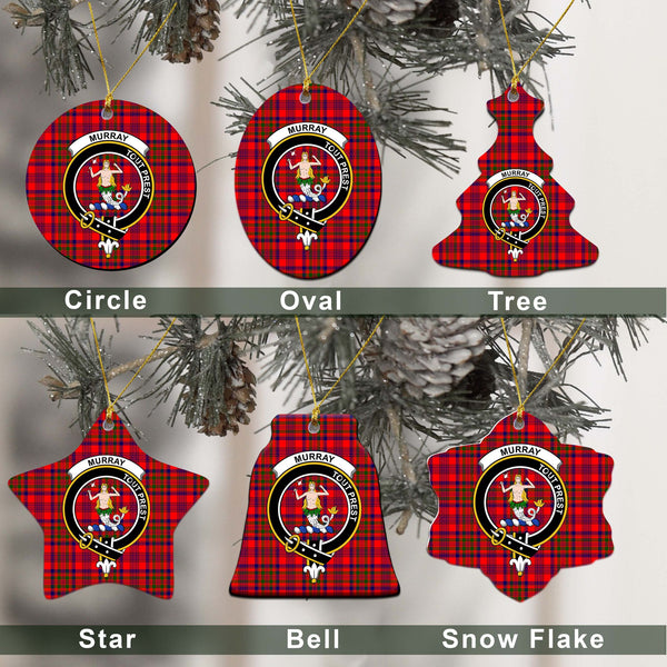 Murray (of Dysart) Tartan Classic Ceramic Ornament Ver2