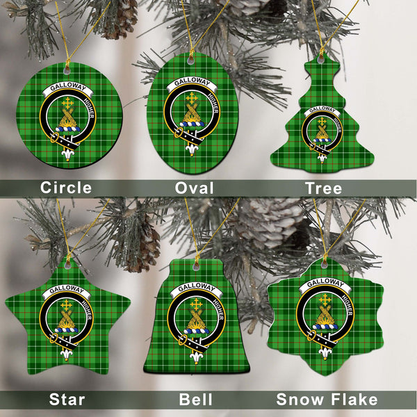 Galloway Tartan Classic Ceramic Ornament Ver2