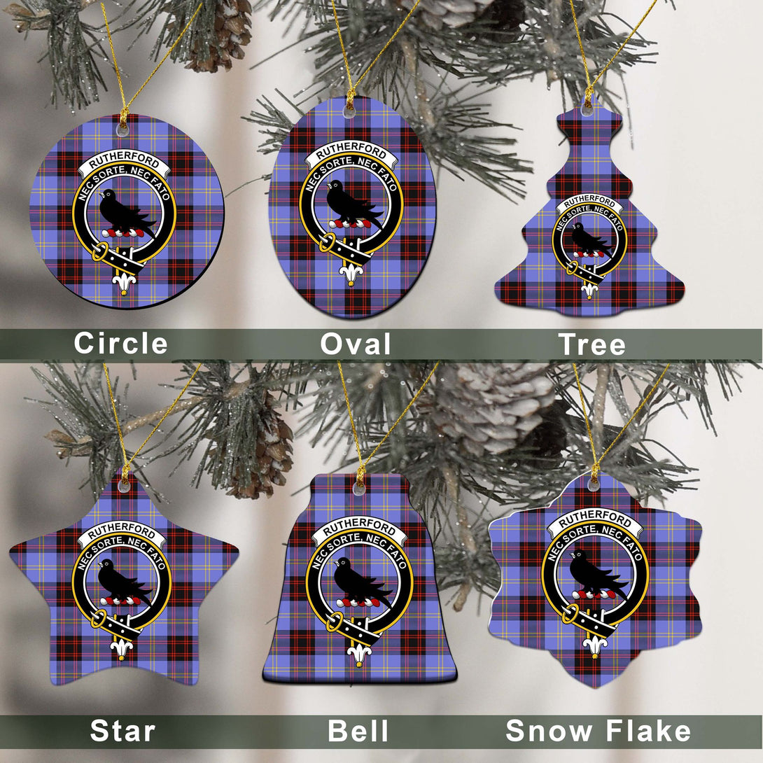 Rutherford Tartan Classic Ceramic Ornament Ver2