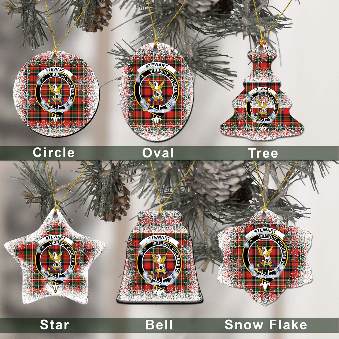 Stewart (High Stewards) Tartan Classic Ceramic Ornament