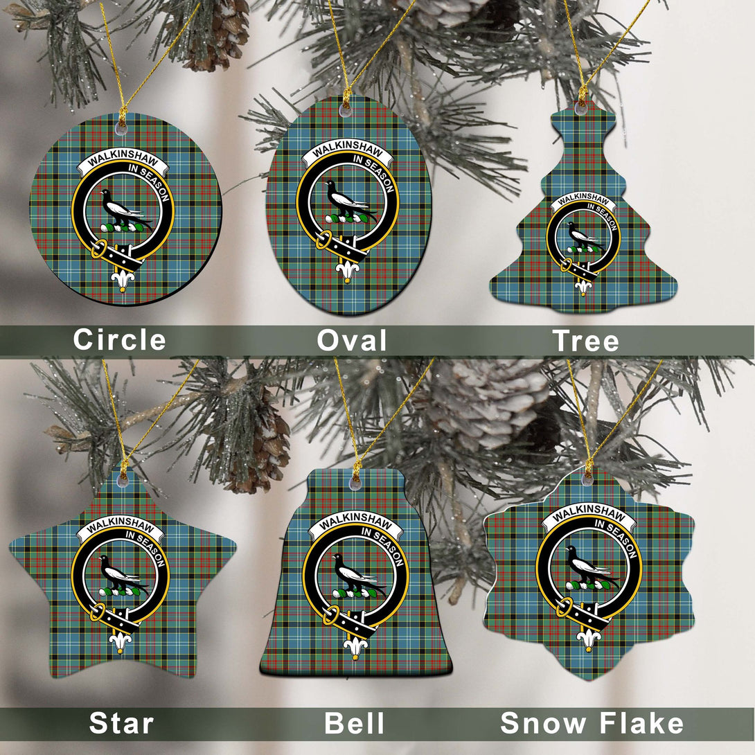 Walkinshaw Tartan Classic Ceramic Ornament Ver2