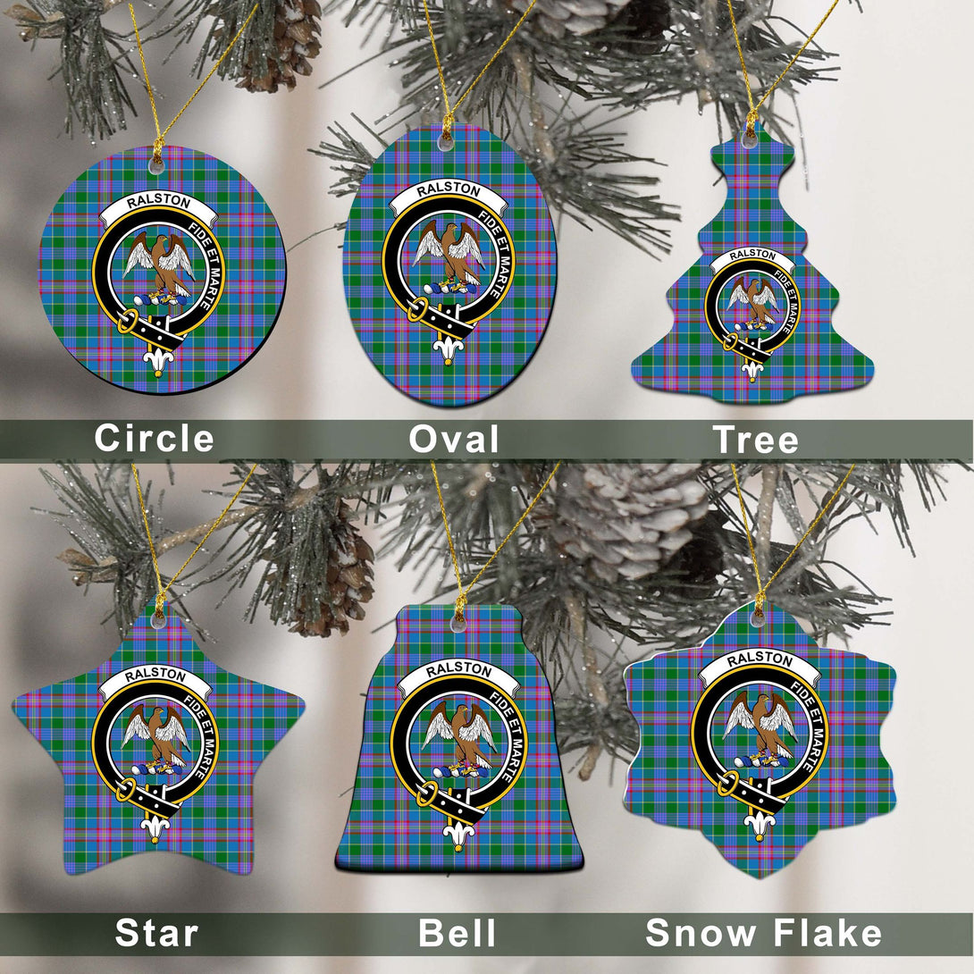 Ralston Tartan Classic Ceramic Ornament Ver2