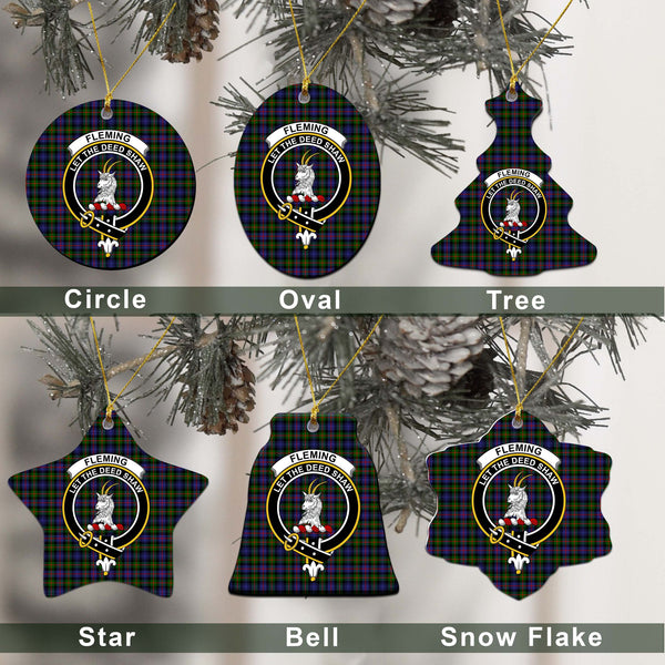 Fleming Tartan Classic Ceramic Ornament Ver2