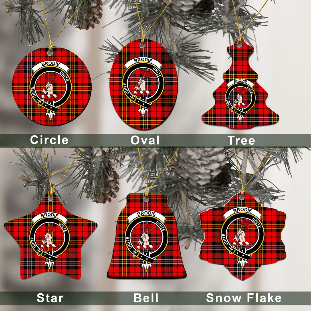 Brodie Tartan Classic Ceramic Ornament Ver2