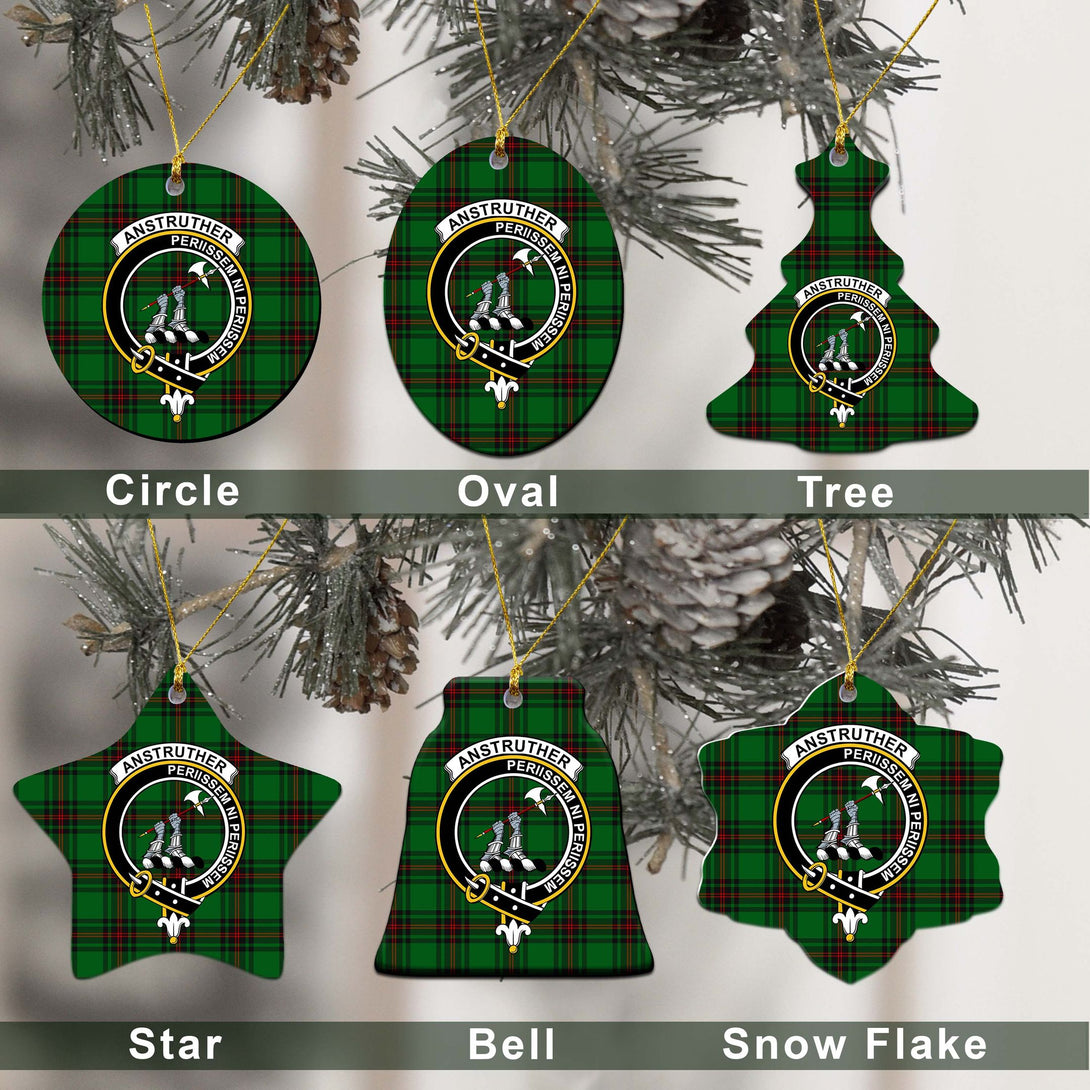 Anstruther Tartan Classic Ceramic Ornament Ver2