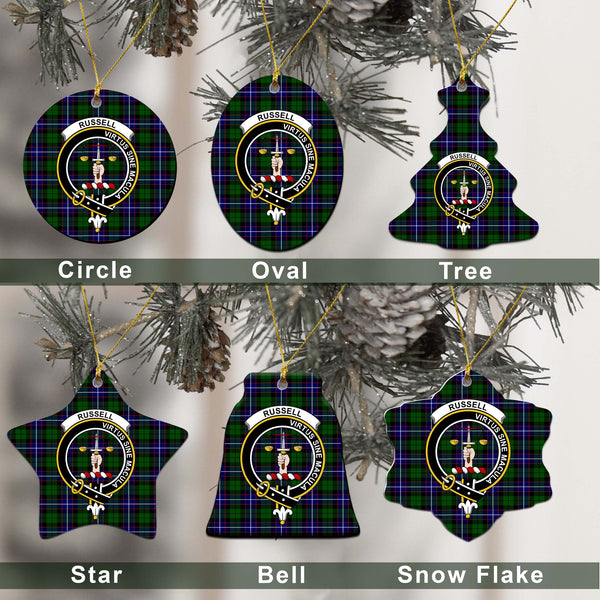 Russell Tartan Classic Ceramic Ornament Ver2