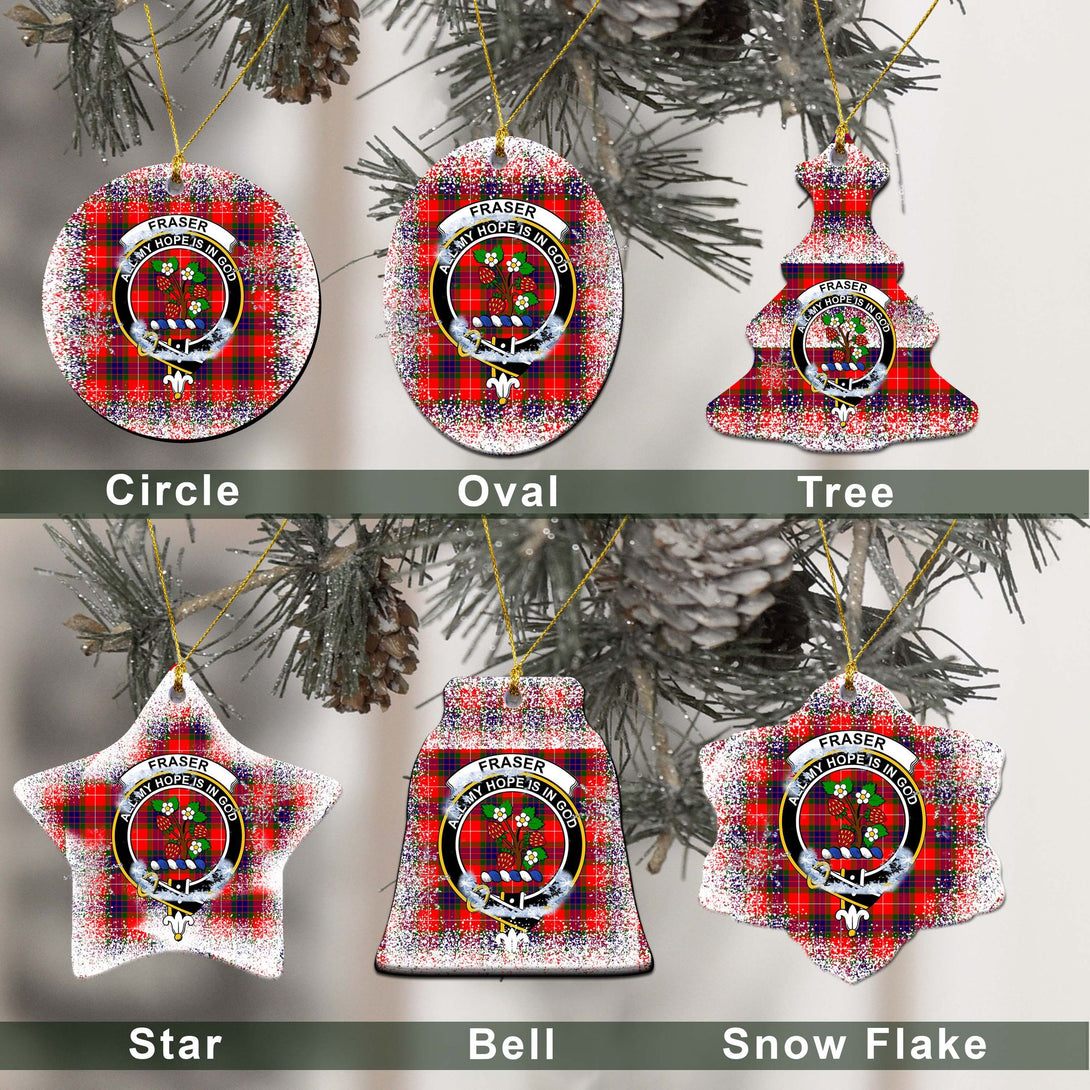 Fraser Tartan Classic Ceramic Ornament