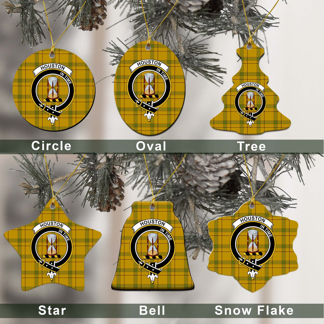 Houston Tartan Classic Ceramic Ornament Ver2