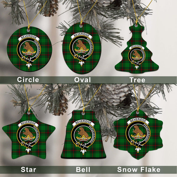 Beveridge Tartan Classic Ceramic Ornament Ver2