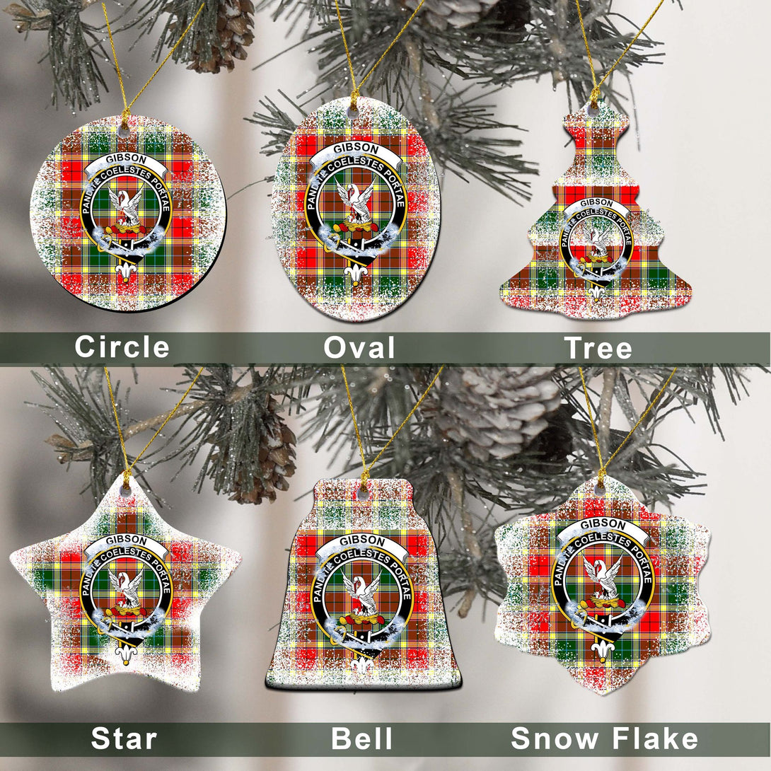 Gibson Tartan Classic Ceramic Ornament