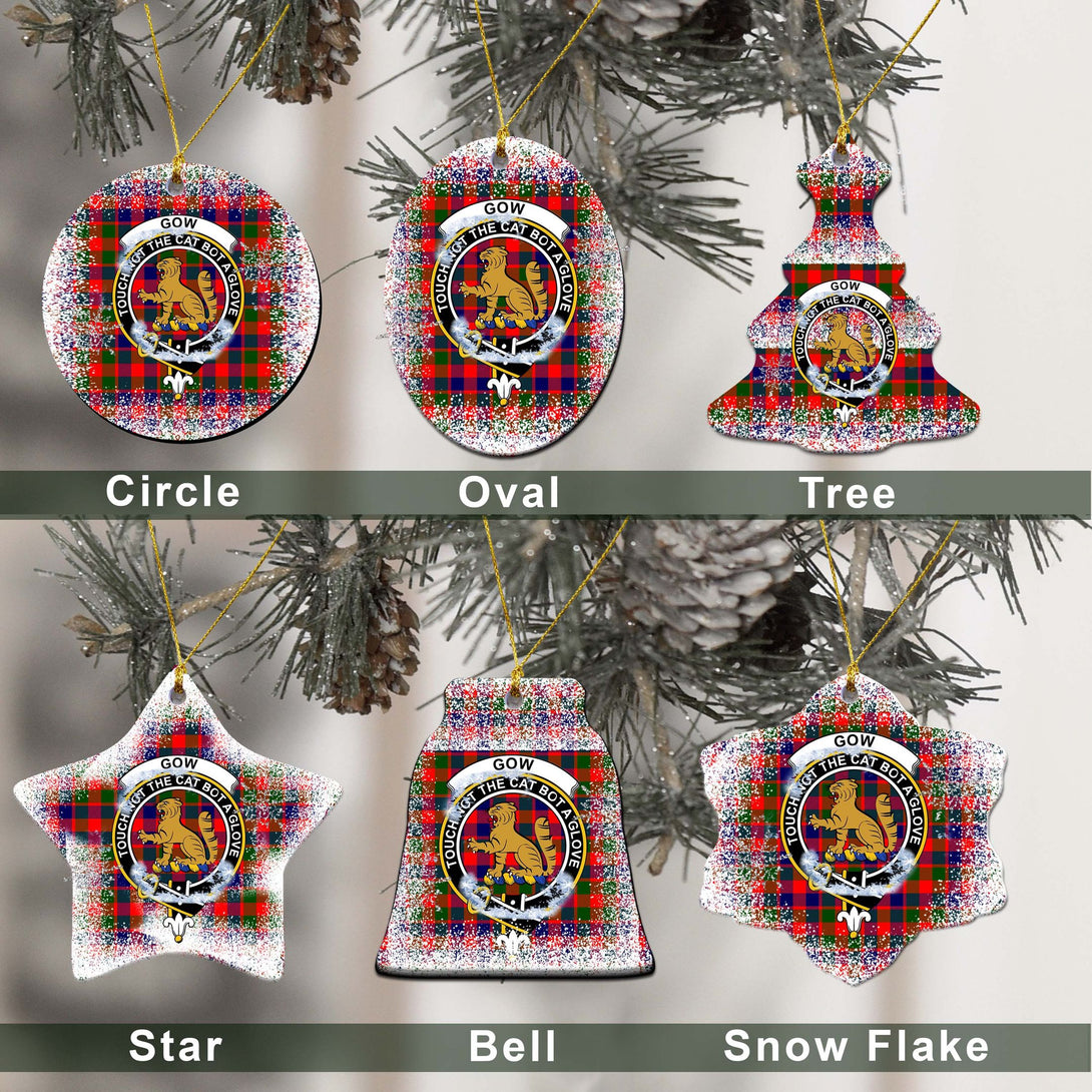 Gow (or McGouan) Tartan Classic Ceramic Ornament