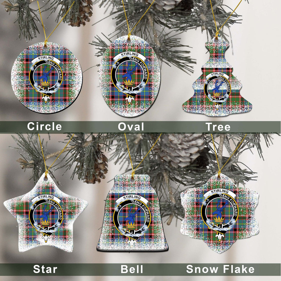 Stirling (of Cadder-Present Chief) Tartan Classic Ceramic Ornament