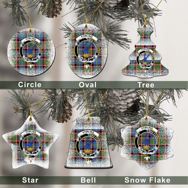 Stirling (of Cadder-Present Chief) Tartan Classic Ceramic Ornament