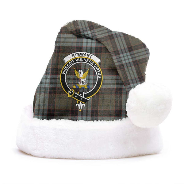 Stewart Old Weathered Clan Tartan Classic Crest Christmas Hat