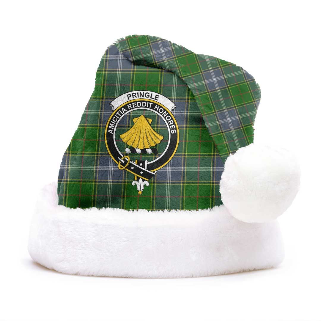 Pringle Clan Tartan Classic Crest Christmas Hat