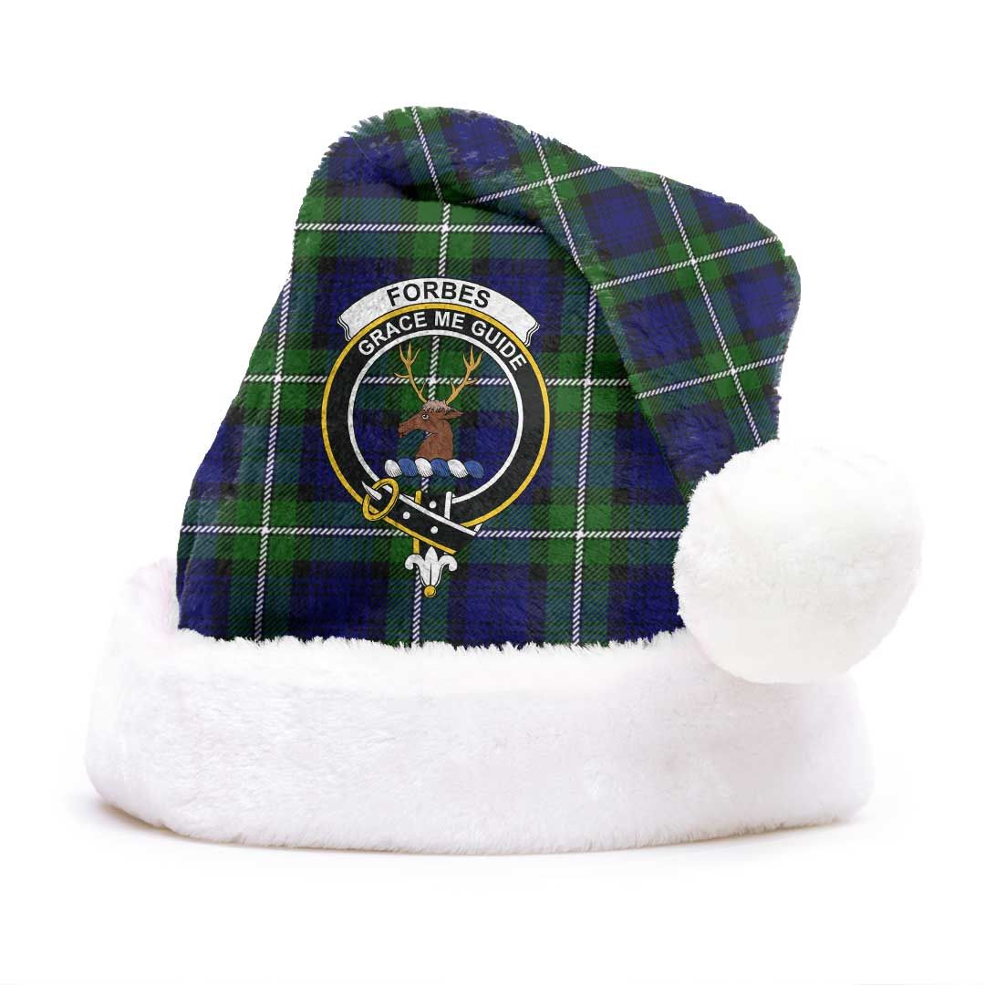 Forbes Modern Clan Tartan Classic Crest Christmas Hat