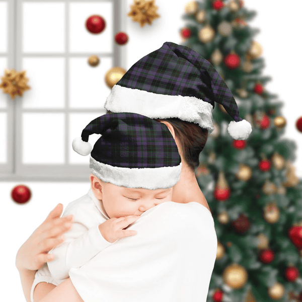 Clergy Green Tartan Classic Christmas Hat