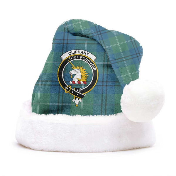 Oliphant Ancient Clan Tartan Classic Crest Christmas Hat