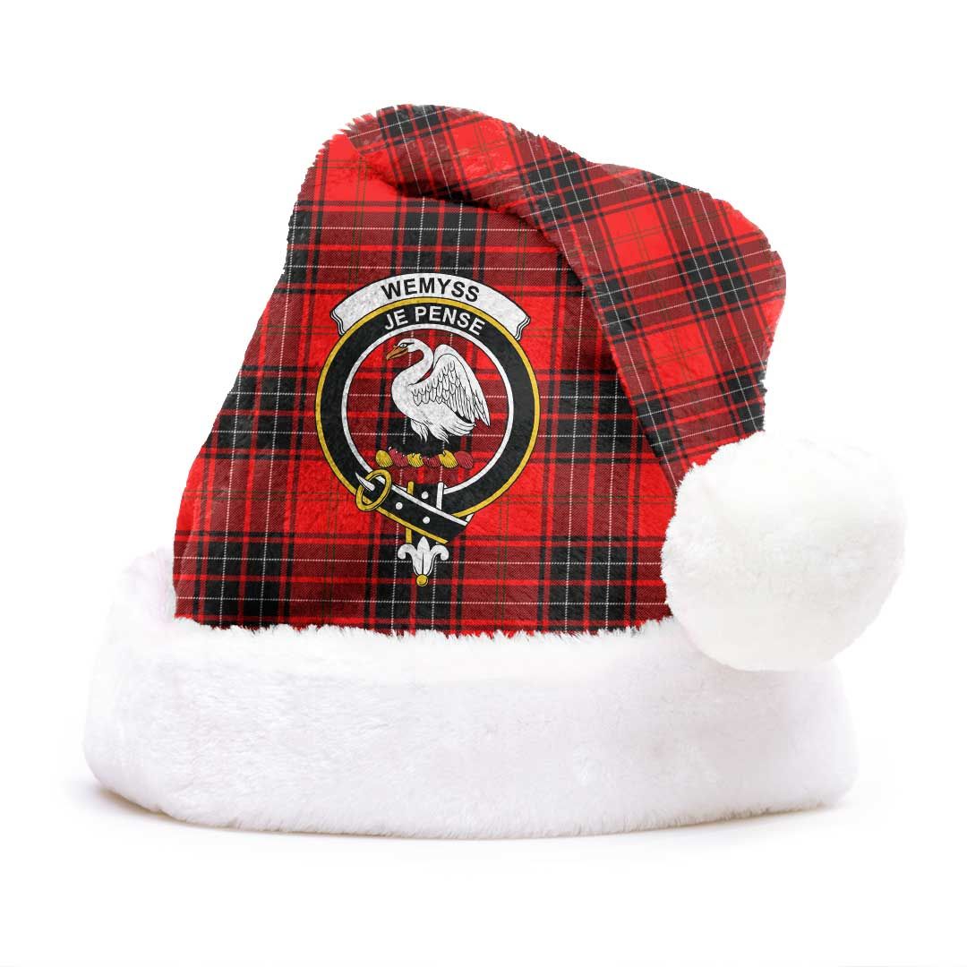 Wemyss Modern Clan Tartan Classic Crest Christmas Hat