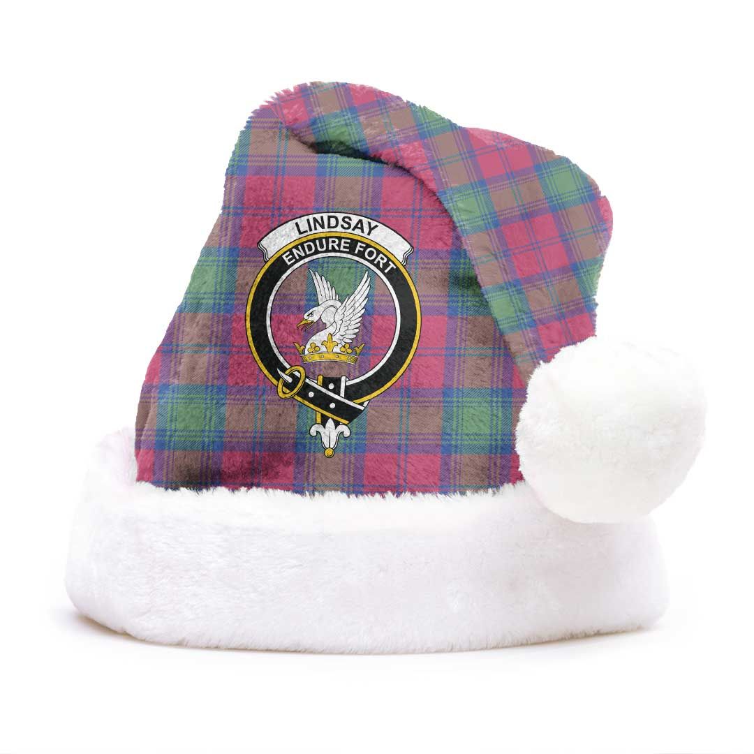 Lindsay Ancient Clan Tartan Classic Crest Christmas Hat