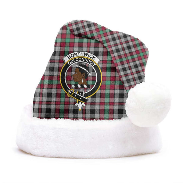 Borthwick Ancient Clan Tartan Classic Crest Christmas Hat