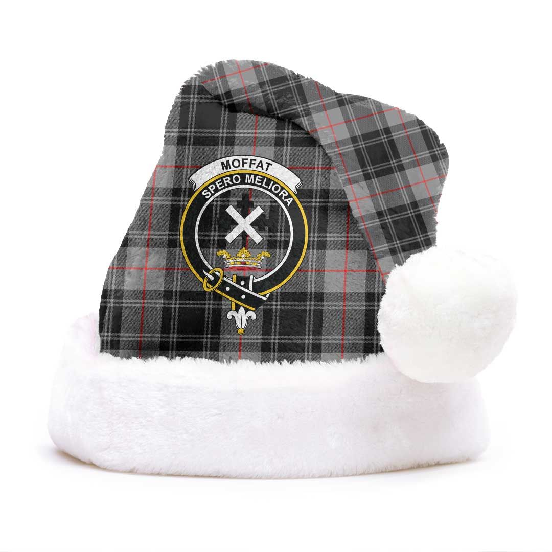 Moffat Modern Clan Tartan Classic Crest Christmas Hat