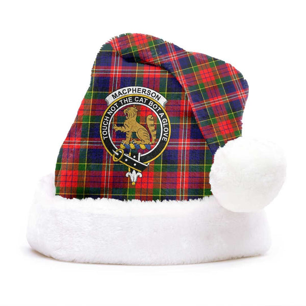 MacPherson Modern Clan Tartan Classic Crest Christmas Hat