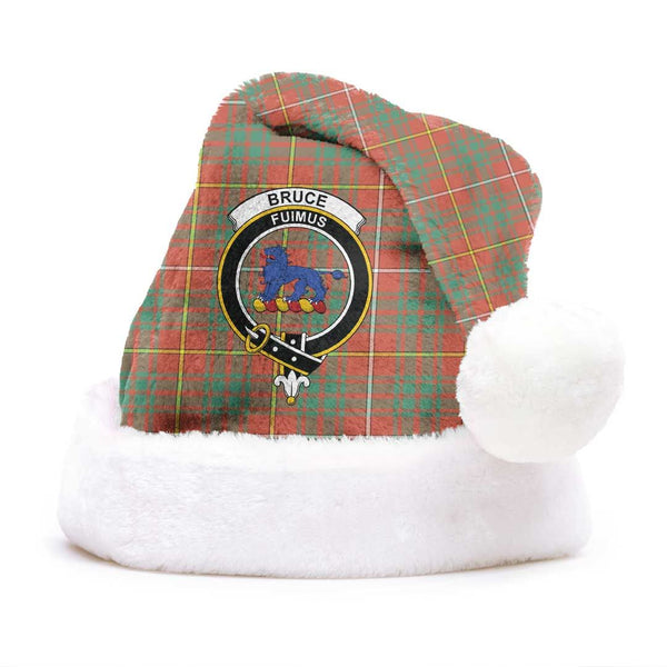 Bruce Ancient Clan Tartan Classic Crest Christmas Hat