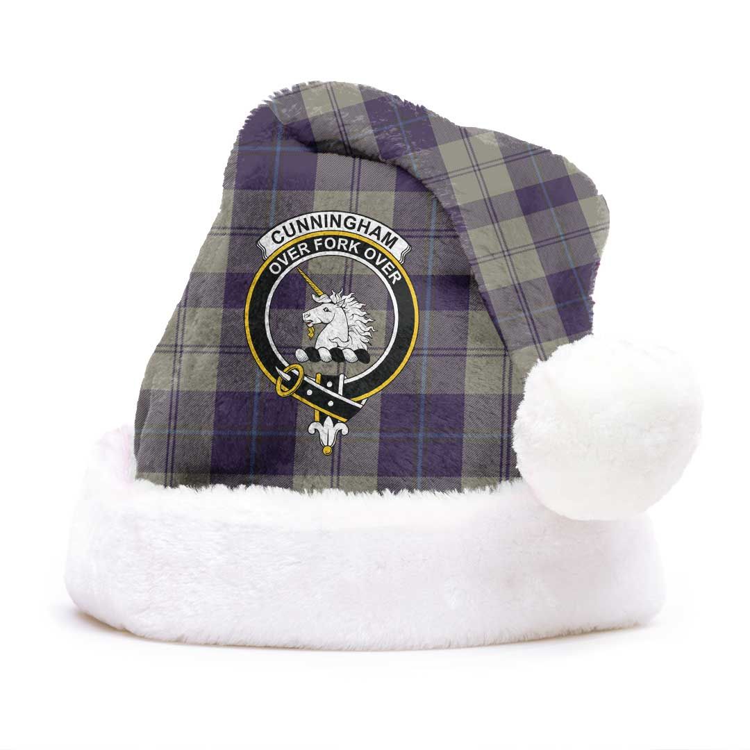 Cunningham Dress Blue Dancers Clan Tartan Classic Crest Christmas Hat