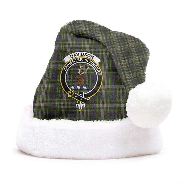 Davidson Tulloch Dress Clan Tartan Classic Crest Christmas Hat