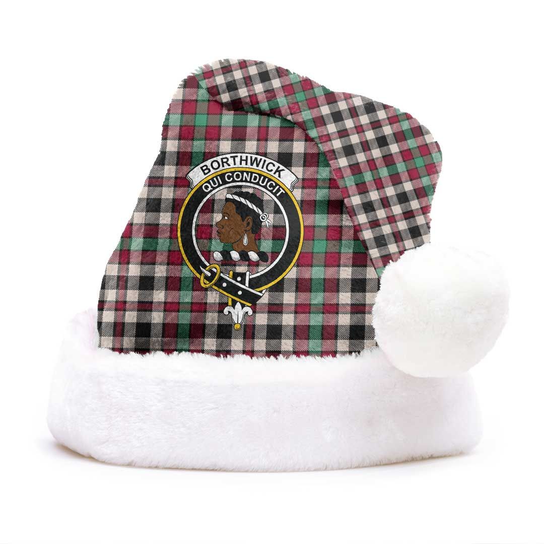 Borthwick Dress Ancient Clan Tartan Classic Crest Christmas Hat