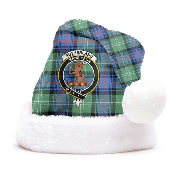 Sutherland Old Ancient Clan Tartan Classic Crest Christmas Hat