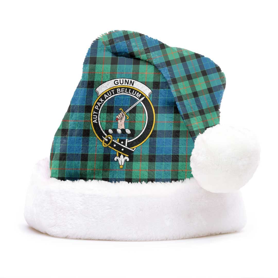 Gunn Ancient Clan Tartan Classic Crest Christmas Hat