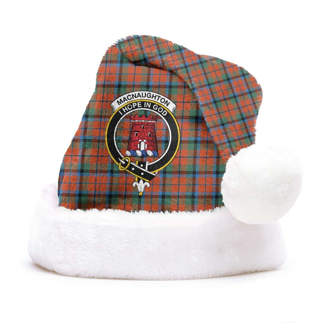 MacNaughton Ancient Clan Tartan Classic Crest Christmas Hat