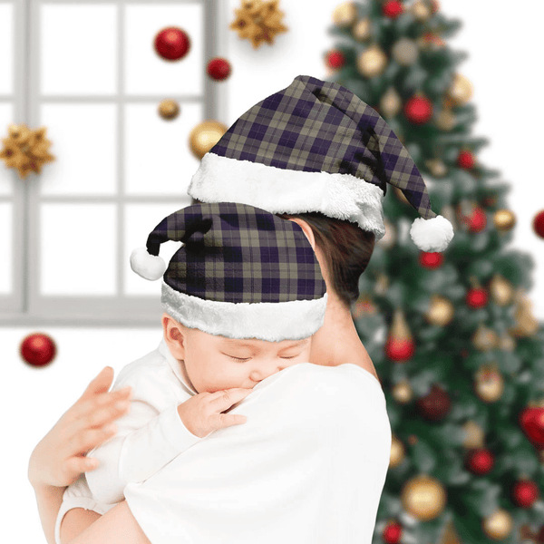 Cunningham Dress Blue Dancers Tartan Classic Christmas Hat