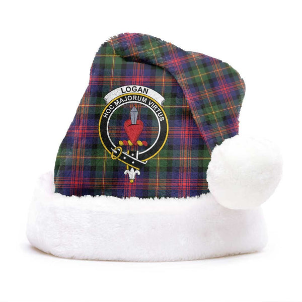 Logan Modern Clan Tartan Classic Crest Christmas Hat