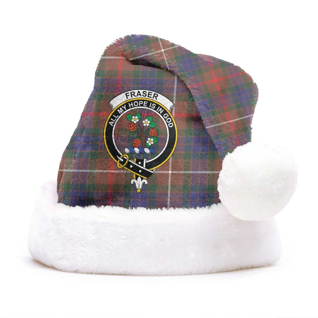 Fraser Hunting Modern Clan Tartan Classic Crest Christmas Hat