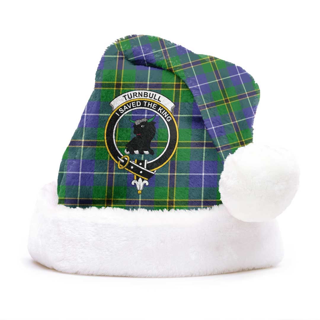 Turnbull Hunting Clan Tartan Classic Crest Christmas Hat