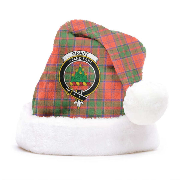 Grant Ancient Clan Tartan Classic Crest Christmas Hat