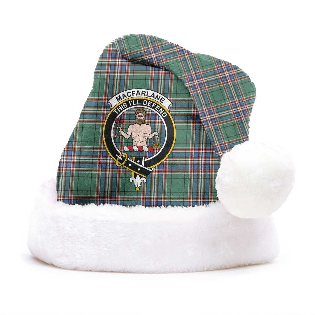 MacFarlane Hunting Ancient Clan Tartan Classic Crest Christmas Hat