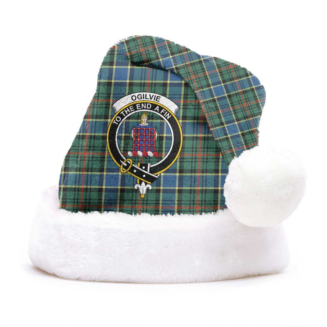 Ogilvie Hunting Modern Clan Tartan Classic Crest Christmas Hat