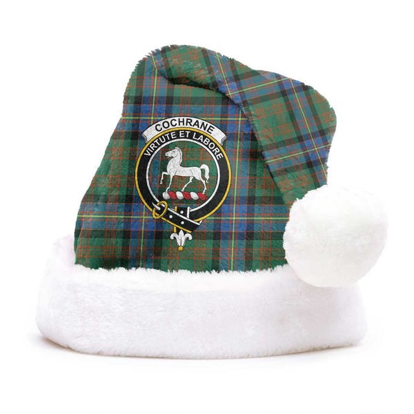 Cochrane Ancient Clan Tartan Classic Crest Christmas Hat