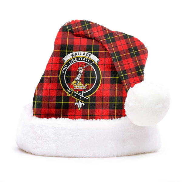 Wallace Hunting Red Clan Tartan Classic Crest Christmas Hat