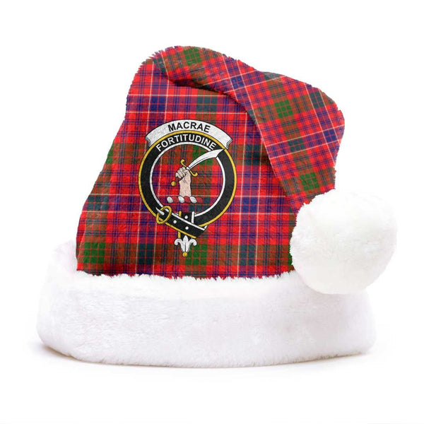 MacRae Modern Clan Tartan Classic Crest Christmas Hat