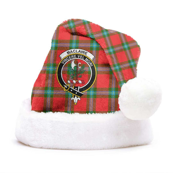 MacLaine of Loch Buie Hunting Ancient Clan Tartan Classic Crest Christmas Hat